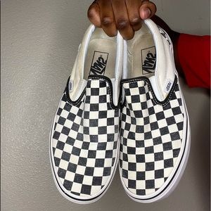 Black & White checkered Vans